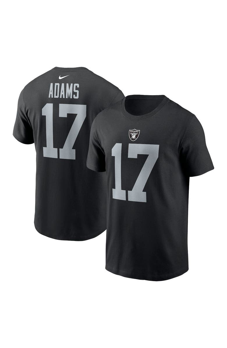 Nike Men's Nike Davante Adams Black Las Vegas Raiders Player Name & Number T-Shirt, Main, color, 