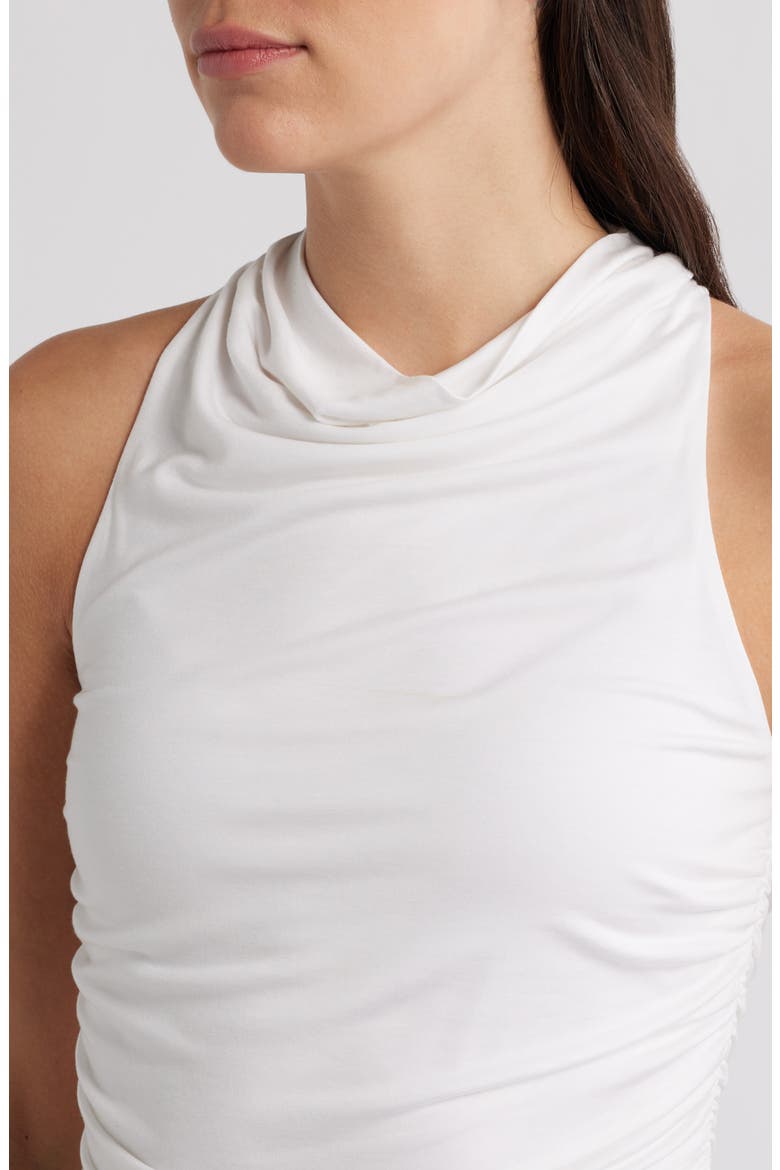 Gibson Ruched Cowl Neck Top, Alternate, color, SUMMER WHITE