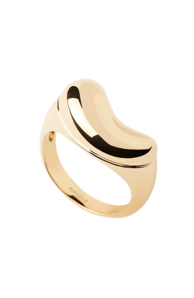 PDPAOLA Aqua Ring, Alternate, color, Gold