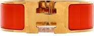 Pre-Owned Hermes Clic Clac H Bracelet Metal and Enamel Wide