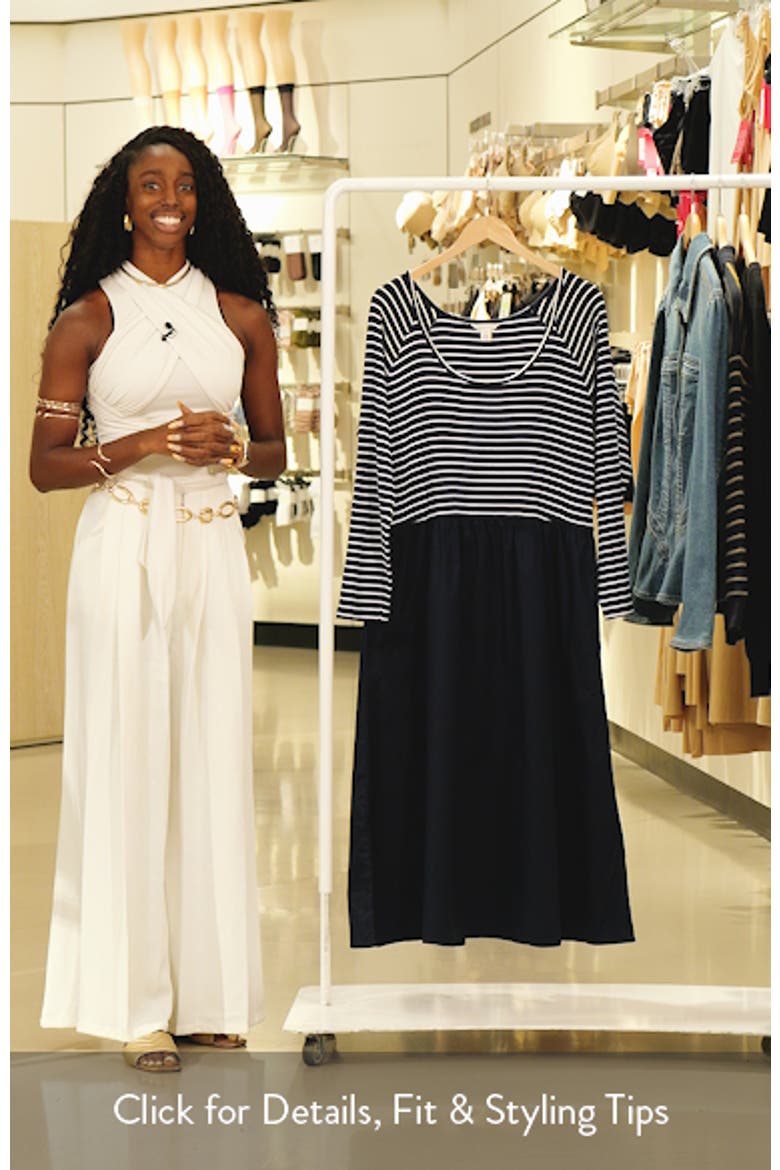 Mixed Media Midi Dress video