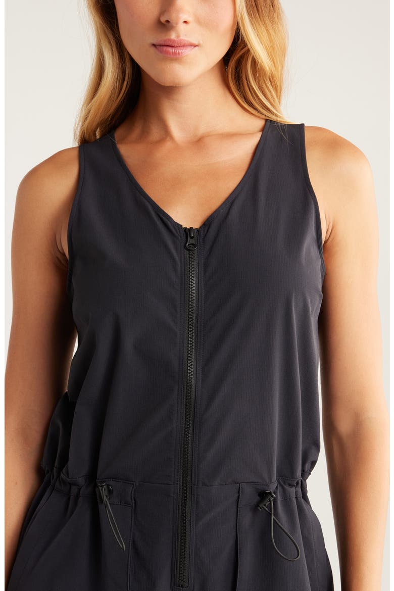 Navigator Short Romper, Alternate, color, BLACK