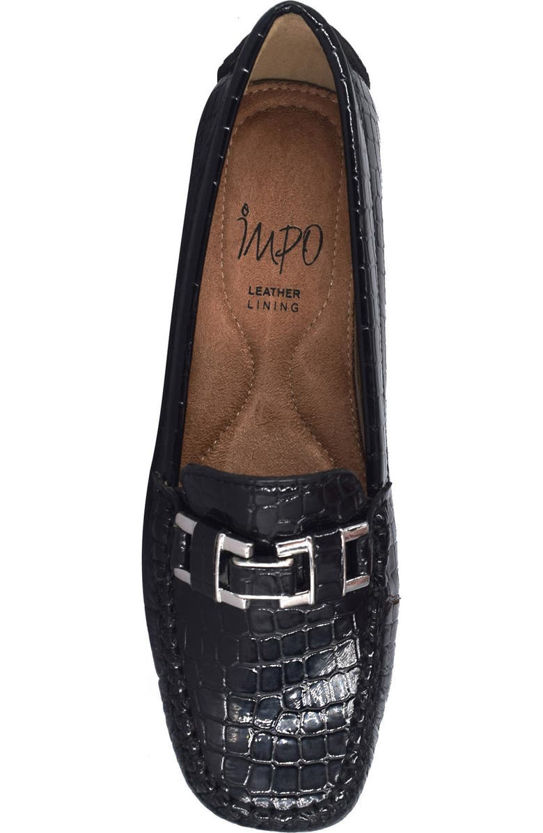 Impo Croc Embossed Leather Bit Loafer, Alternate, color,