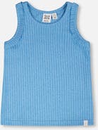 Deux par Deux Sleeveless Straight Fit Rib Tank Top