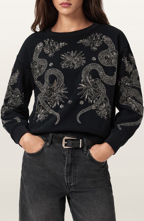 Cecile Pippa Embellished Sweatshirt
