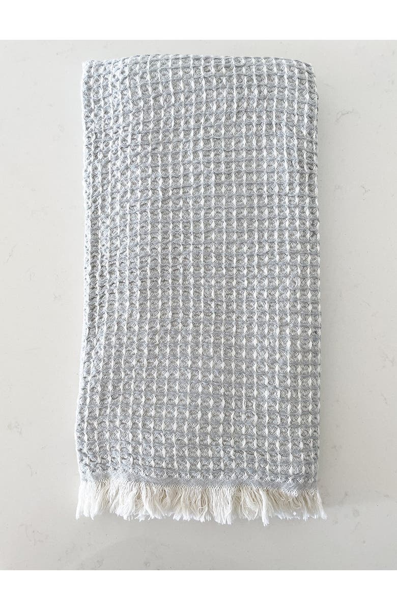 Anaya 2 Tone Turkish Cotton Waffle Bath Towel, Main, color,