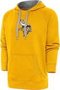 ANTIGUA Men's Antigua Gold Minnesota Vikings Victory Chenille Pullover Hoodie