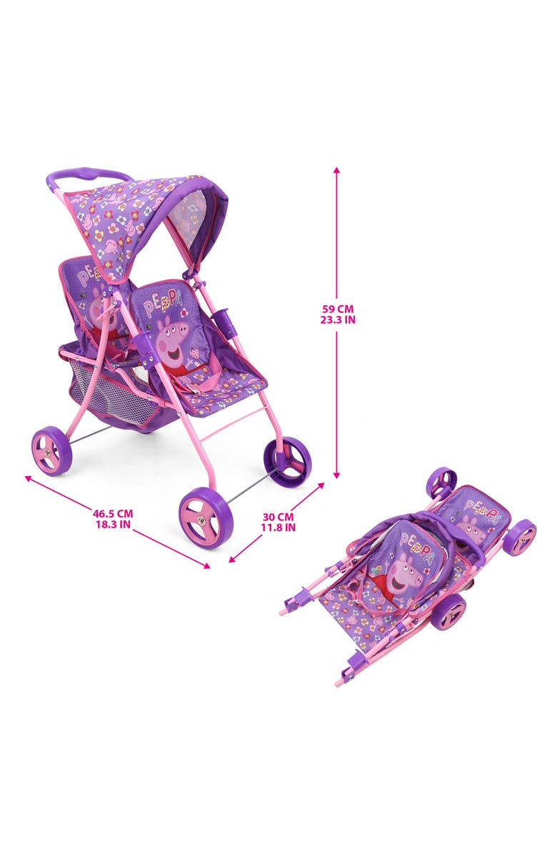 Peppa Pig Doll Twin Stroller, Alternate, color, 