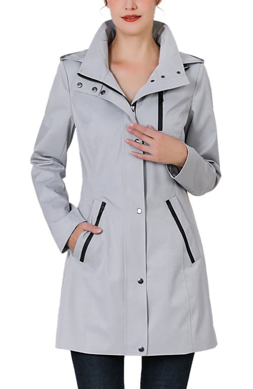 Kimi & Kai Molly Hooded Anorak Jacket In Gray