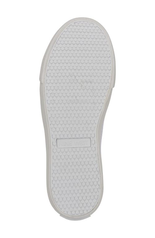 Nine West Lala Lace-up Sneaker In White
