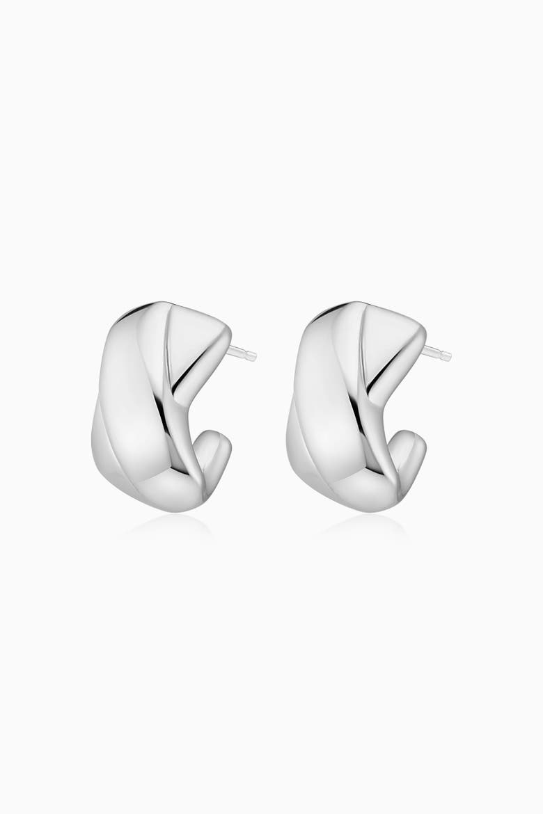 Sterling Silver Kisses Drop Earrings, Alternate, color, Silver