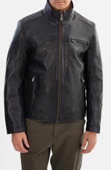 REGENCY Leather Bomber Jacket