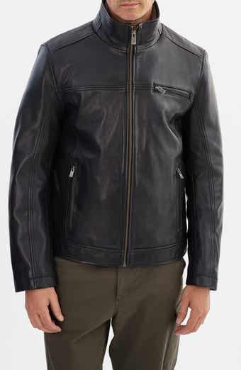 REGENCY Leather Bomber Jacket