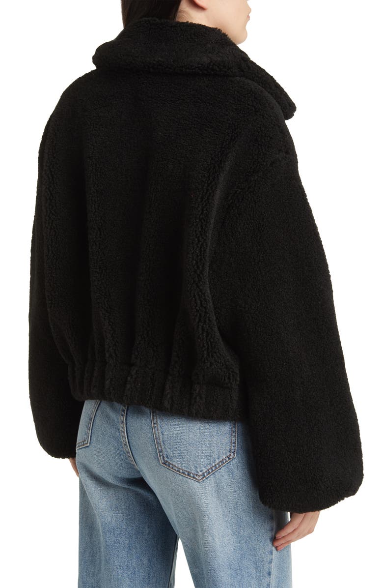 Free People Get Cozy Faux Shearling Jacket, Alternate, color,