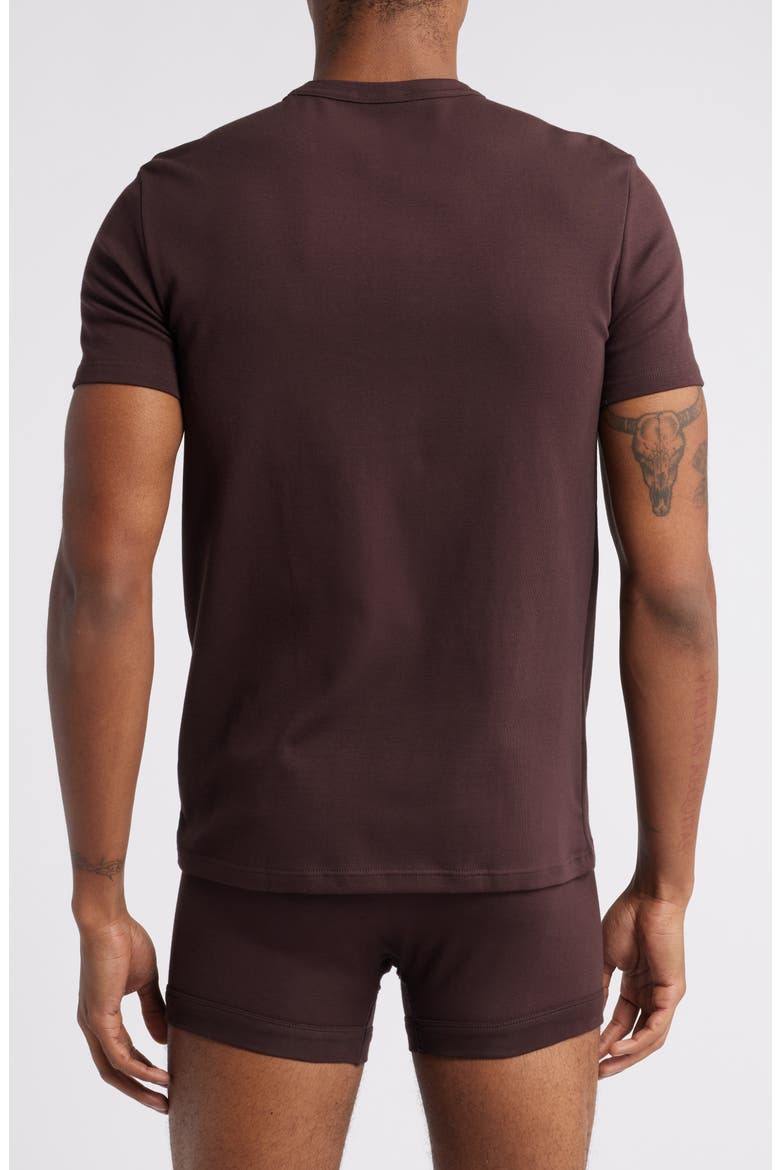 Cotton Jersey Crewneck T-Shirt, Alternate, color, VIOLA MEDIO UNITO
