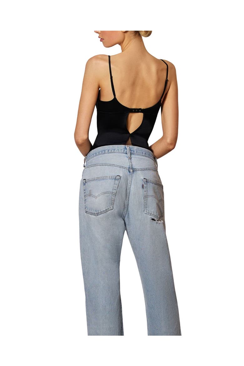 Tous Les Jours Bodysuit, Alternate, color, BLACK