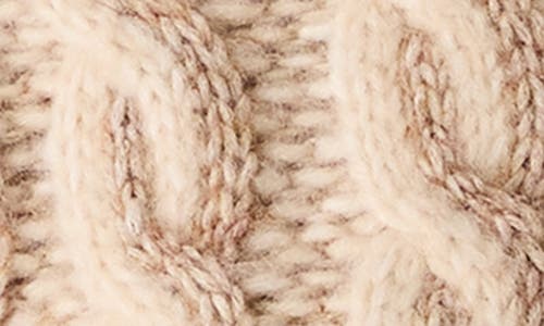 Steve Madden Michaella Cable Cardigan In Animal Print