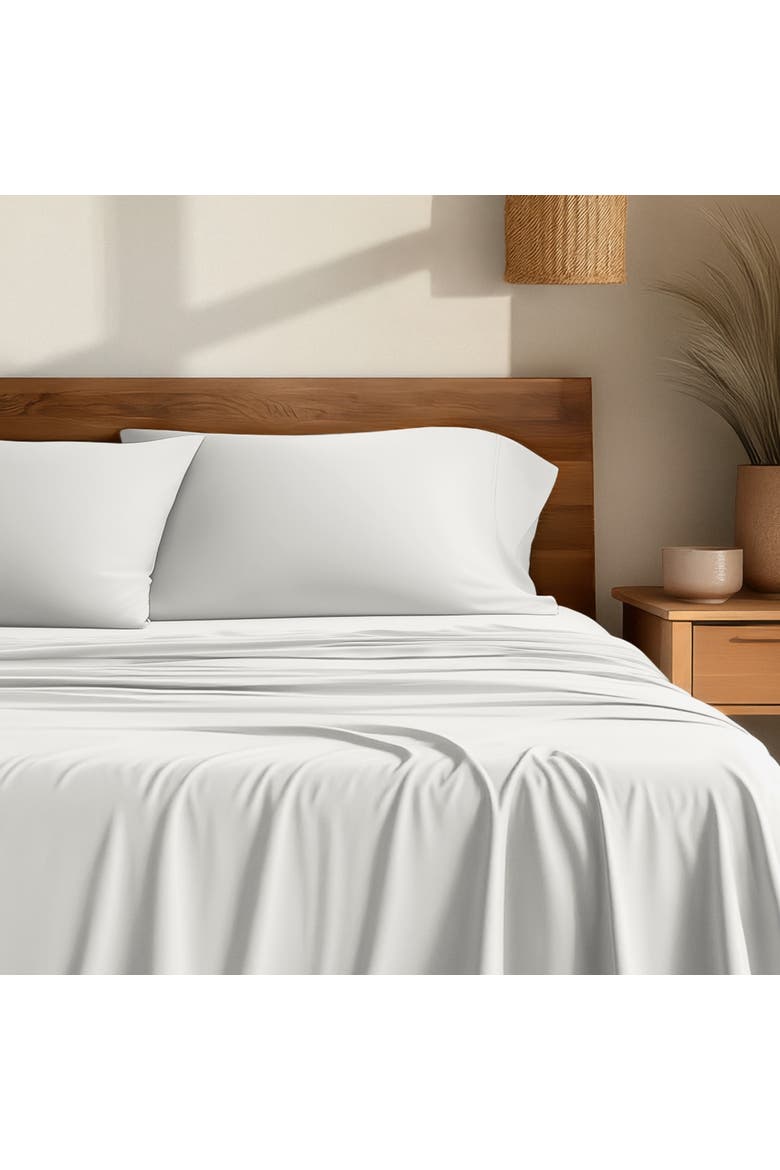 Cooling Rayon Sheet Set, Alternate, color, Antique White