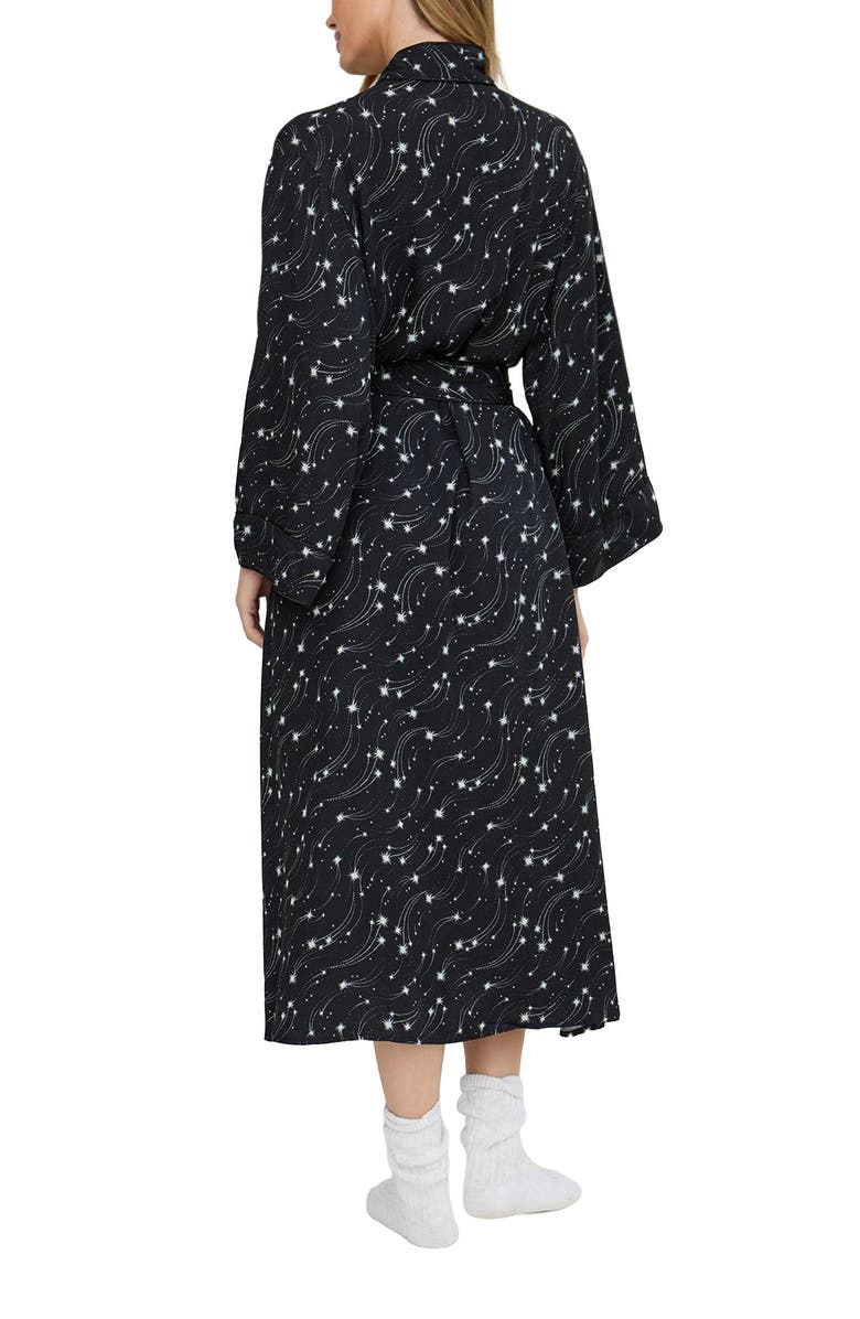 Lily and Lionel London Corina Long Sleeve Robe, Alternate, color, Shooting Star Print
