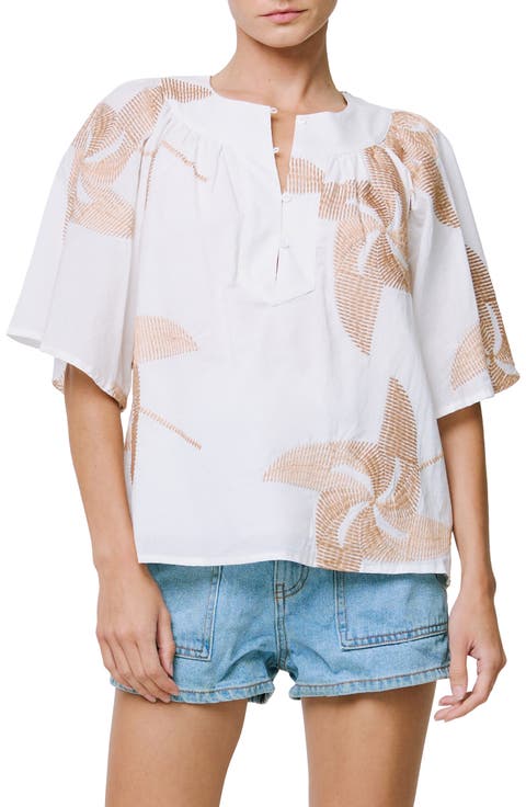 Alexia Embroidery Top