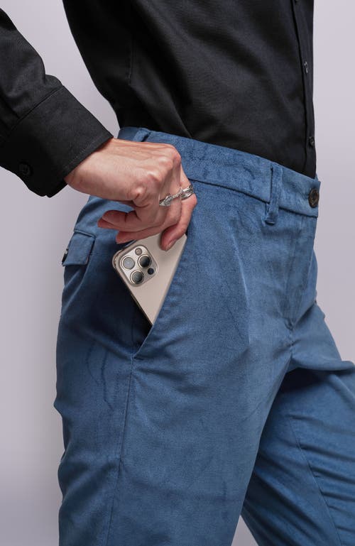 Wildfang The Empower Velveteen Trouser In Blue