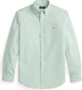 Polo Ralph Lauren Classic Fit Gingham Cotton Button-Down Oxford Shirt
