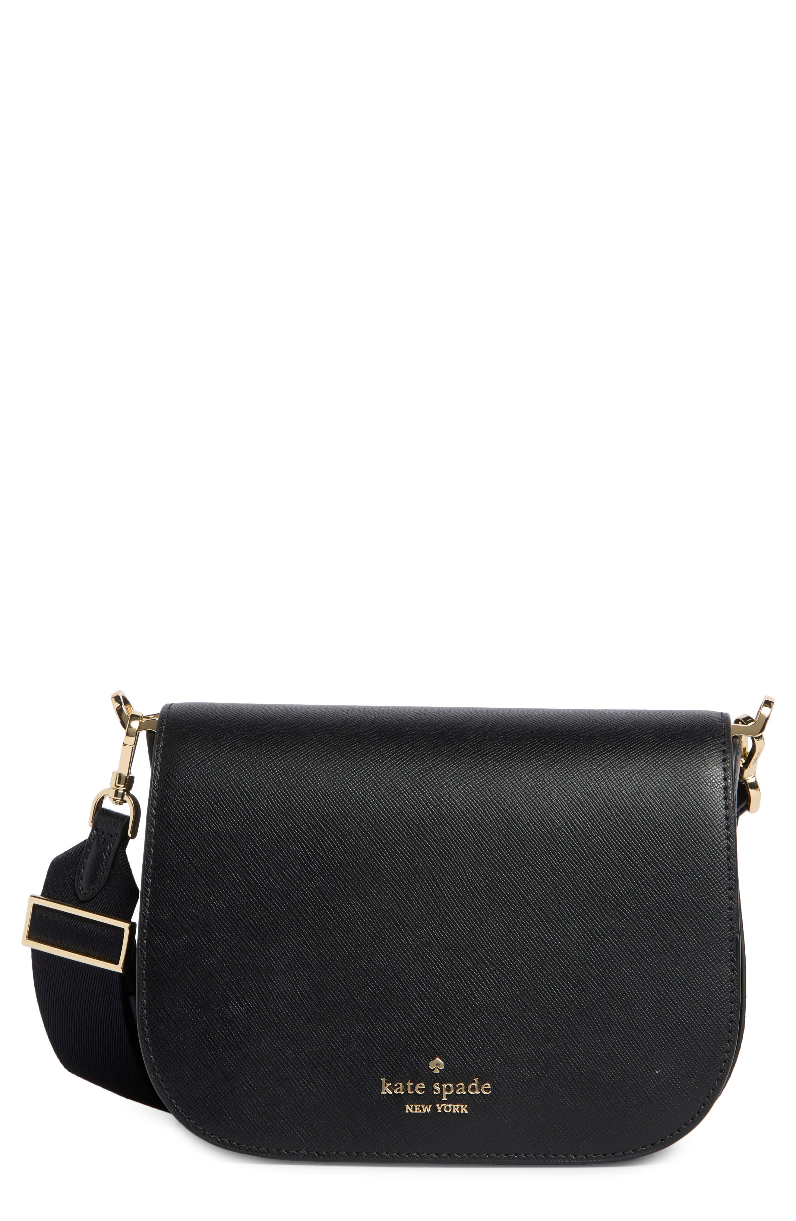 Kate Spade New York madison saffiano leather saddle bag
