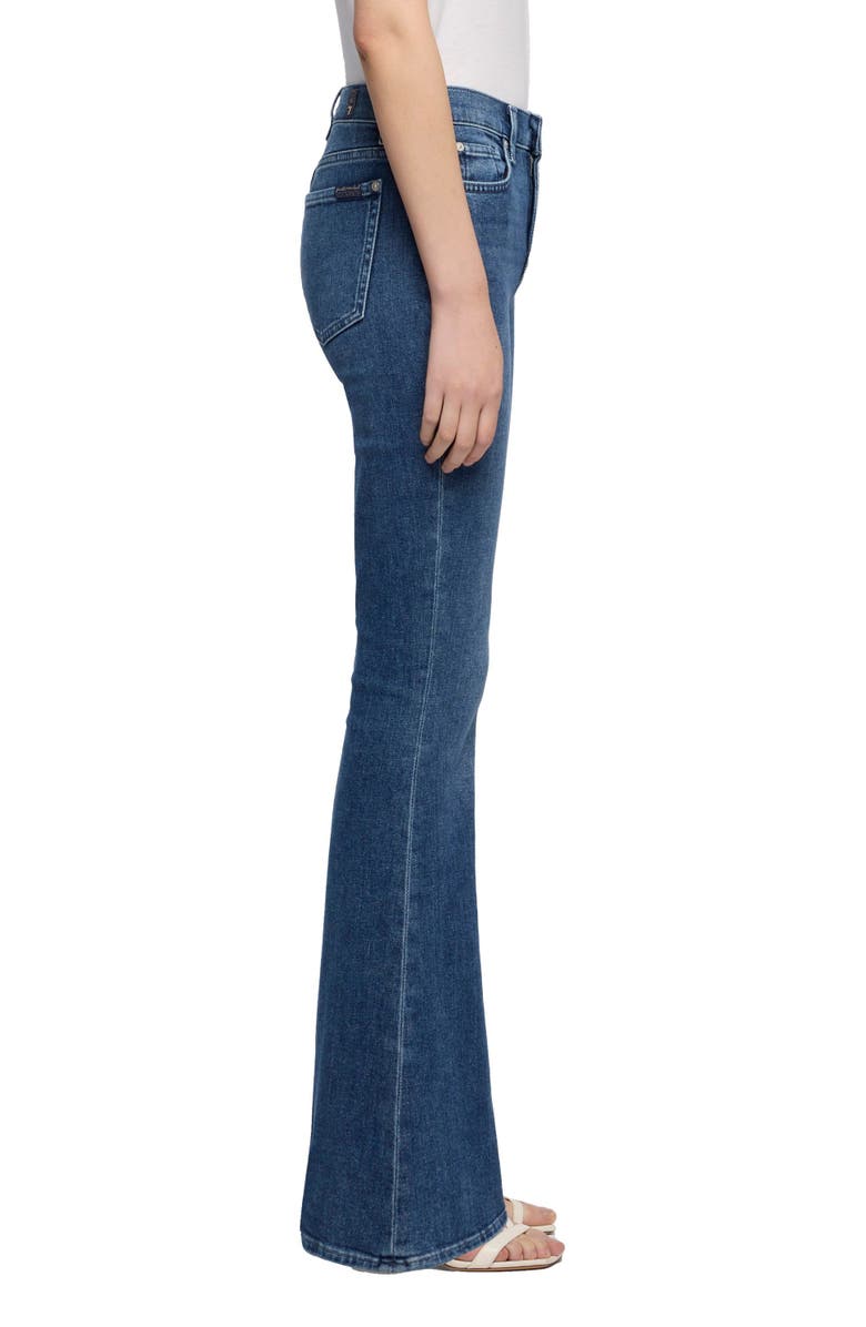 7 For All Mankind Ali Flare Jeans, Alternate, color, Flux