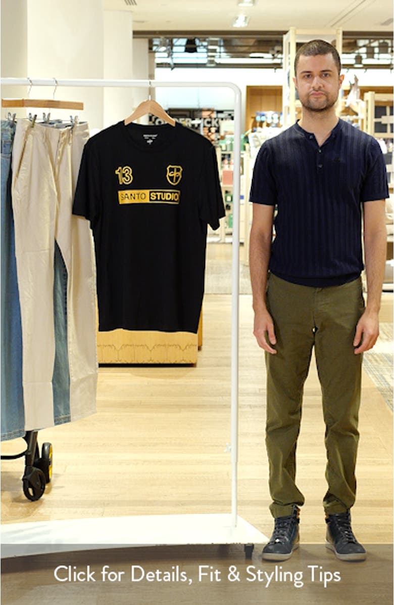 Santo Futbol Tech Logo Graphic T-Shirt, sales video thumbnail