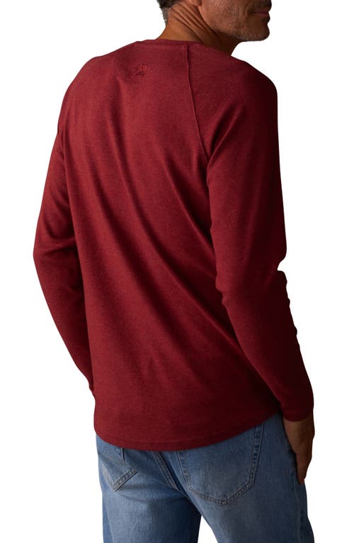 The Normal Brand Puremeso Everyday Henley In Red