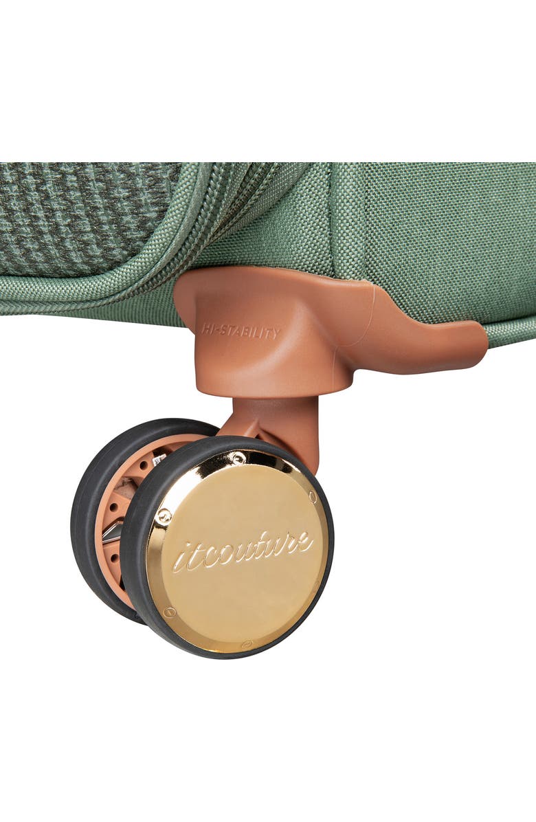 IT COUTURE Odelia 23-Inch Soft Shell Spinner Suitcase, Alternate, color, Green Tea