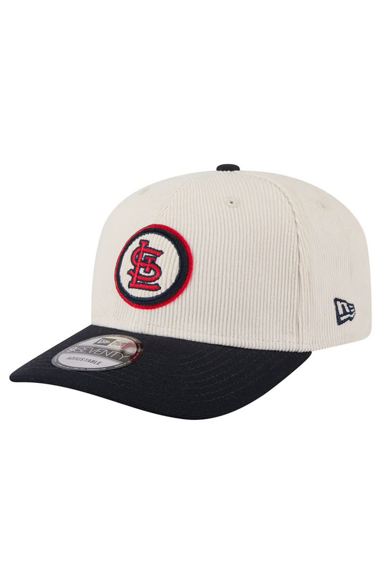 New Era Men's New Era  Cream St. Louis Cardinals Loyal 9SEVENTY Adjustable Hat, Alternate, color, Cream