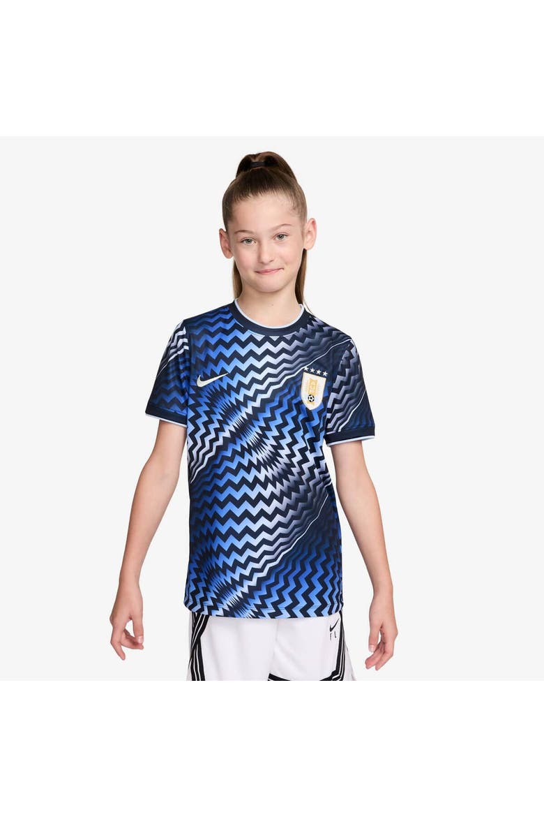Youth Nike Blue Uruguay National Team 2026 Pre-Match Top, Main, color, Blue