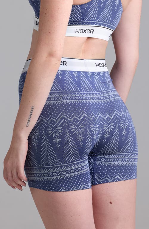 Woxer Baller High Rise Ultrasoft Boxer Briefs In Blue