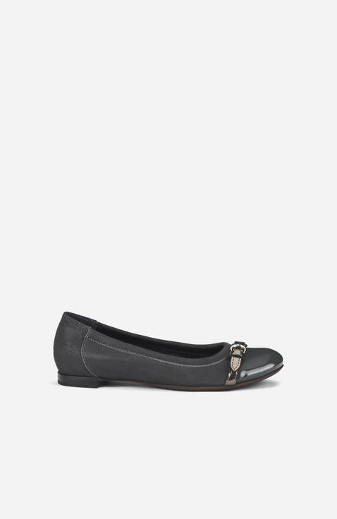 Monika Cap Toe Ballet Flat