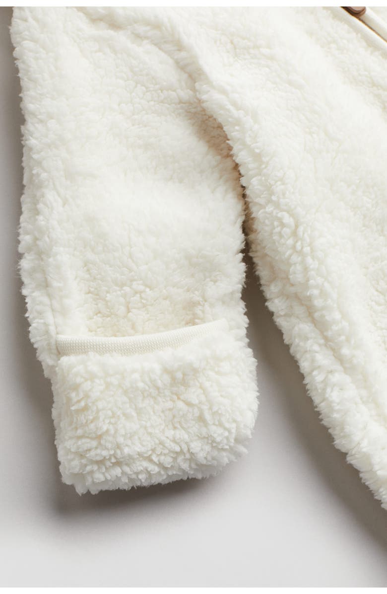 H&M Pile Pram Suit With Ears, Alternate, color, 