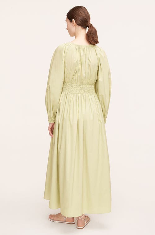 REBECCA TAYLOR REBECCA TAYLOR POPLIN SMOCKED WAIST DRESS