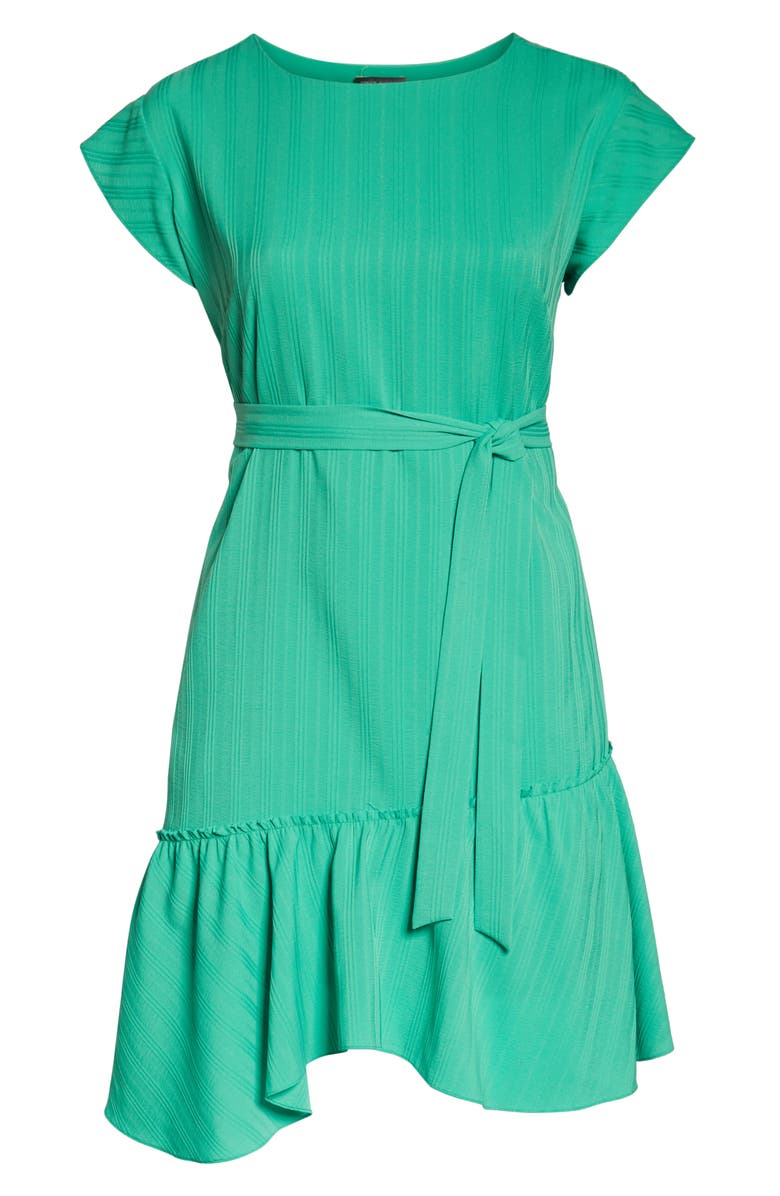 Vince Camuto Asymmetrical Ruffle Hem Dress, Alternate, color, 
