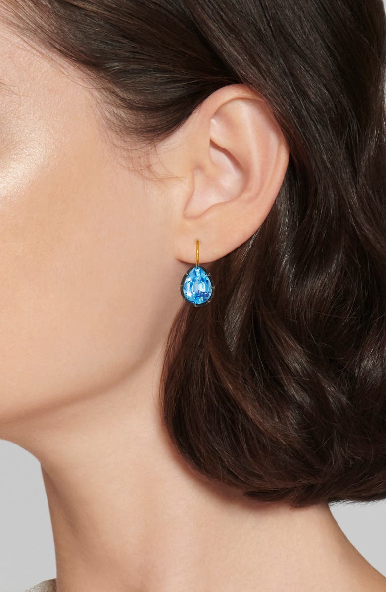 Fred Leighton Topaz Drop Earrings, Alternate, color,