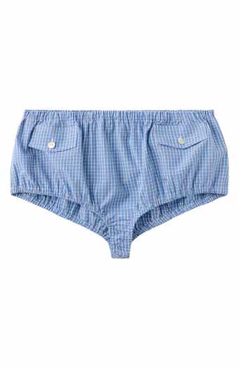 Gigi Check Print Shorts