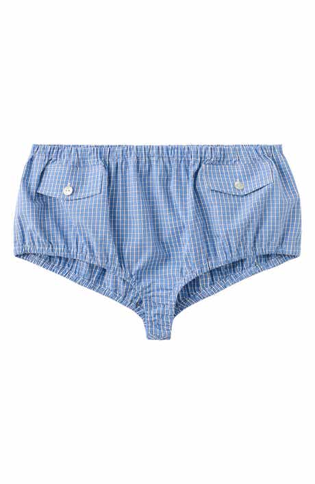 Gigi Check Print Shorts