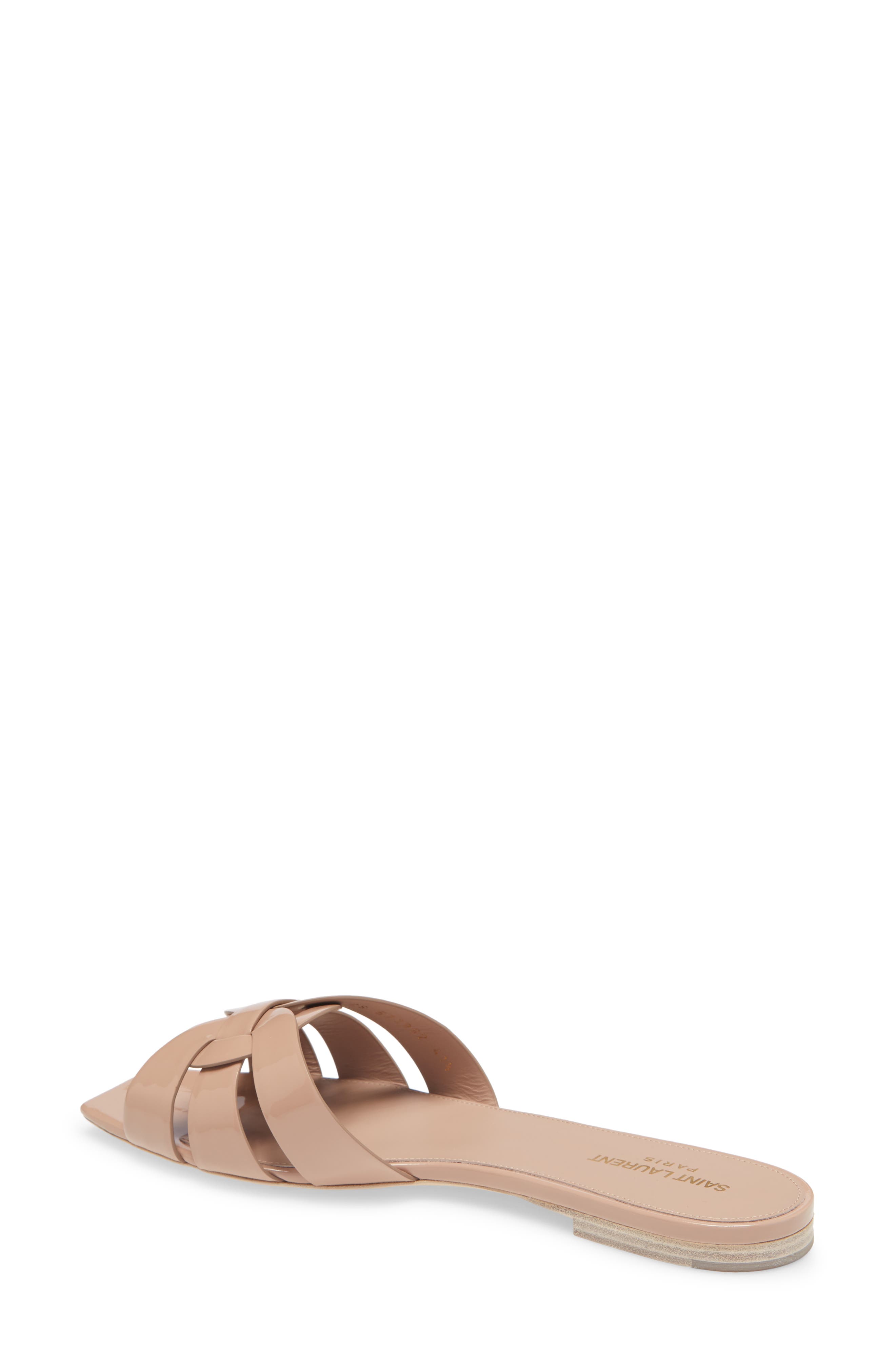 Saint Laurent Tribute Slide Sandal, Alternate, color, 