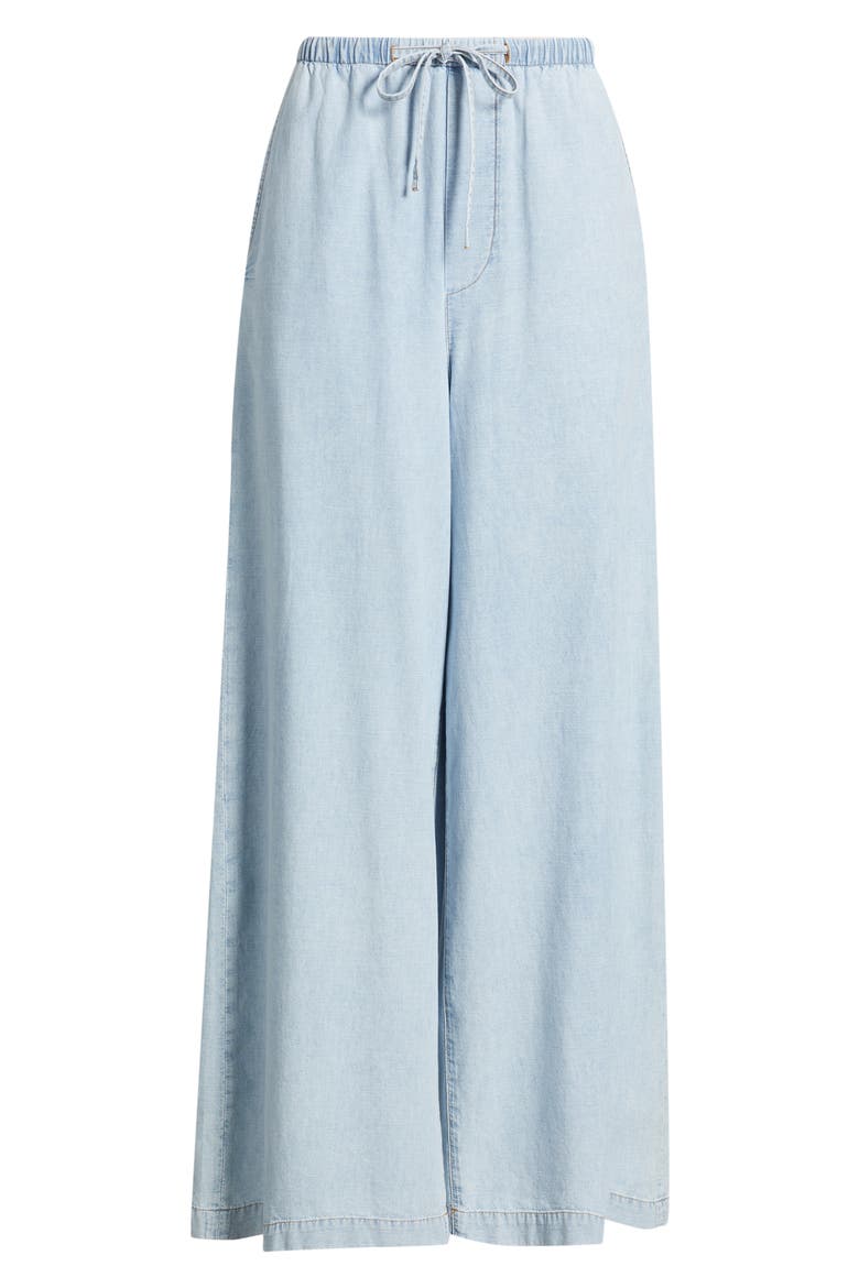 The Offshore Wide Leg Drawstring Pants, Alternate, color, SEASHADE