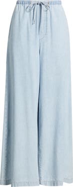 FRAME The Offshore Wide Leg Drawstring Pants