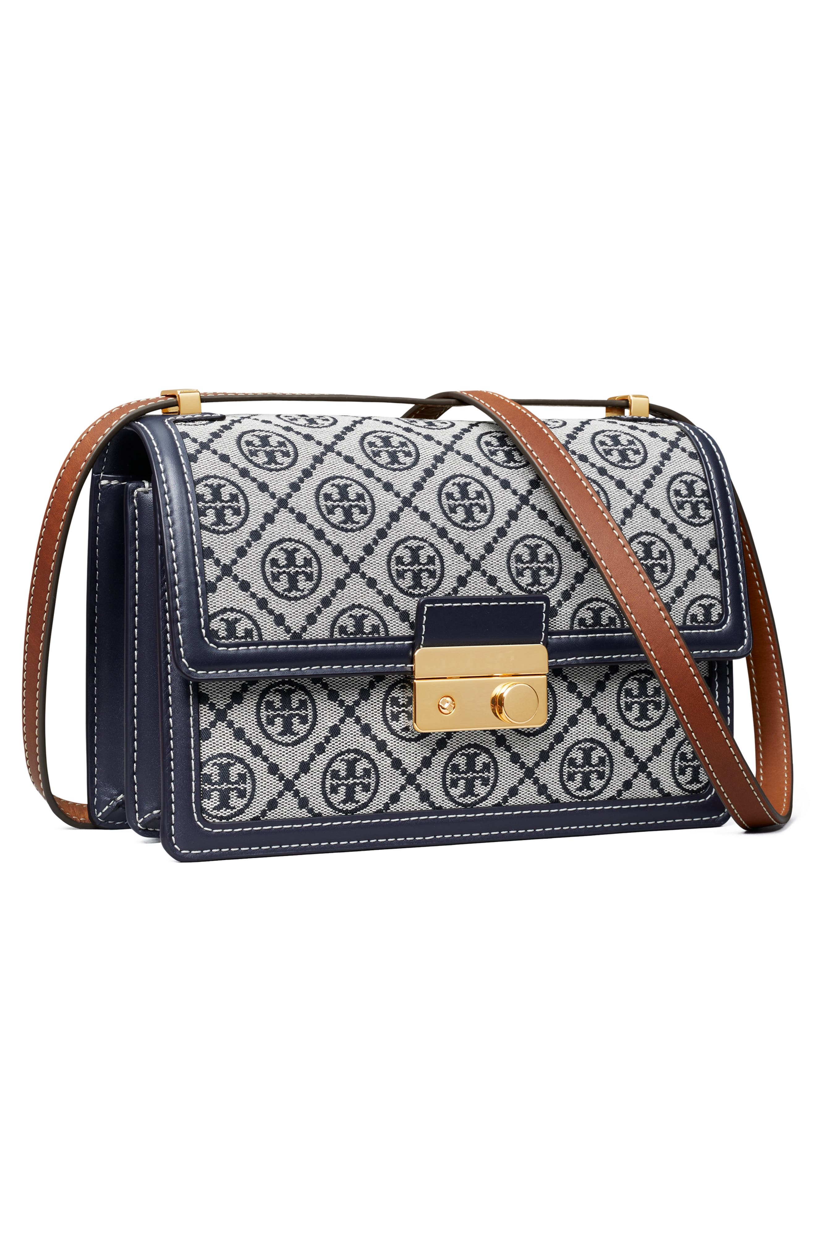 Tory Burch T Monogram Convertible Shoulder Bag, Alternate, color, 