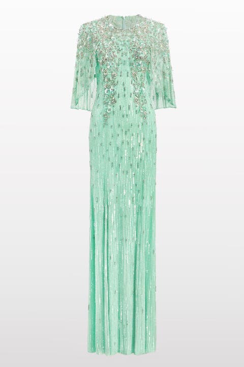 Astra Sequin-Embellishment Maxi Dress