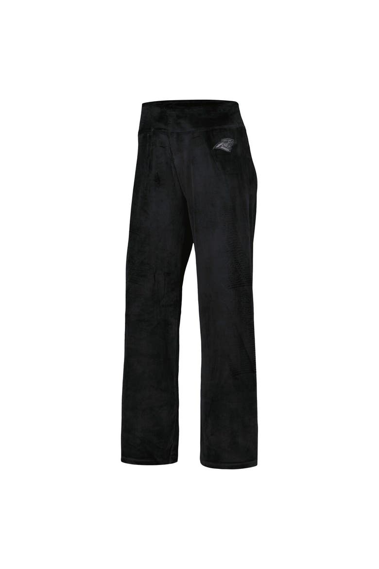 Women's DKNY Sport  Black Carolina Panthers Demi Straight Leg Pants, Alternate, color, Black