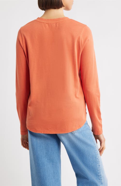 City Blues Beth Long Sleeve T-shirt In Orange