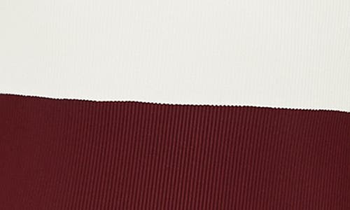 Beach Riot Calista One Piece Merlot Stripe In Multi