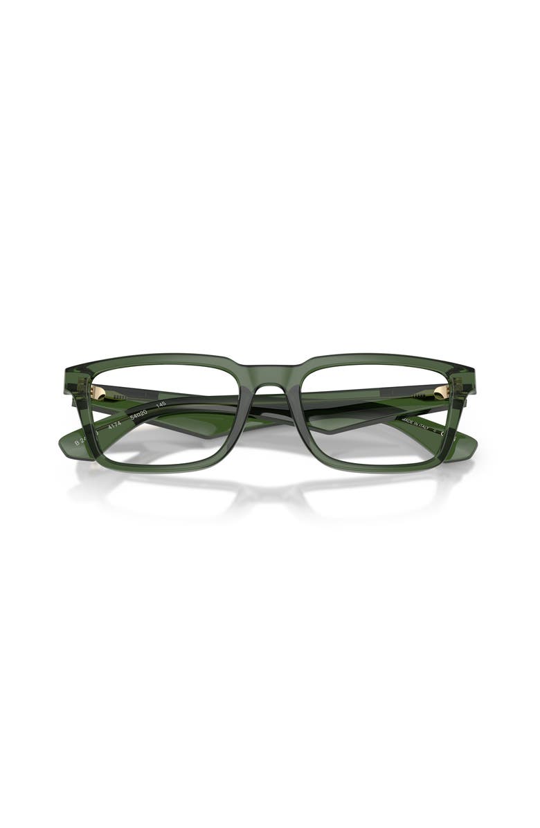Burberry 54mm Rectangle optical glasses, Alternate, color, Green